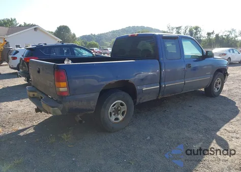 2002 Chevrolet Silverado 1500 z USA, uszkodzony, nr VIN 2GCEC19T721135385